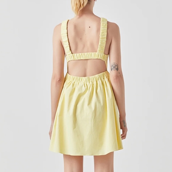 OPEN ELASTIC BACK Yellow MINI - English Factory - Picture 5 of 7